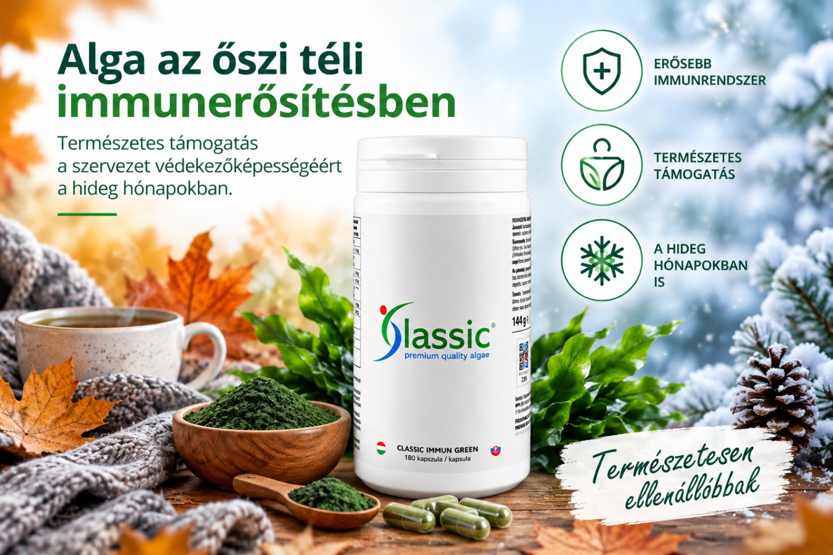 Alga az őszi-téli immunerősítésben